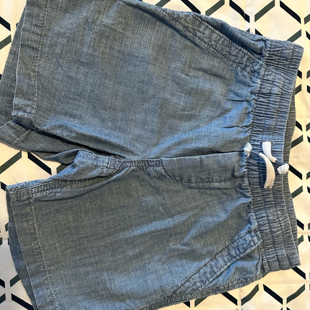 GAP Kids Denim Blue Elastic Waist Shorts